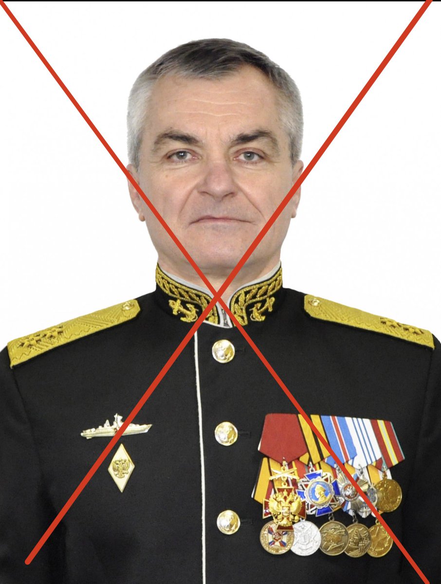 ‼️ Aufgrund des russischen
nicht funktionierenden russischen  Airdefence auf der Krim, wurde ihr Kommandant – Admiral VICTOR SOKOLOV – liquidiert
 🚀