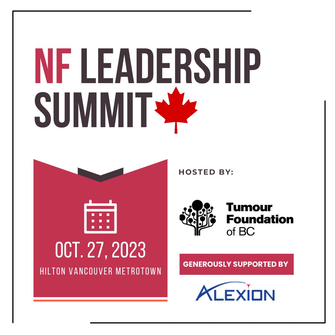 tumourbc's tweet photo. We are thrilled to announce that on October 27th, a gathering of dedicated volunteers from NF organizations across Canada will be coming together in Vancouver. https://t.co/Vgjzo3aPb5