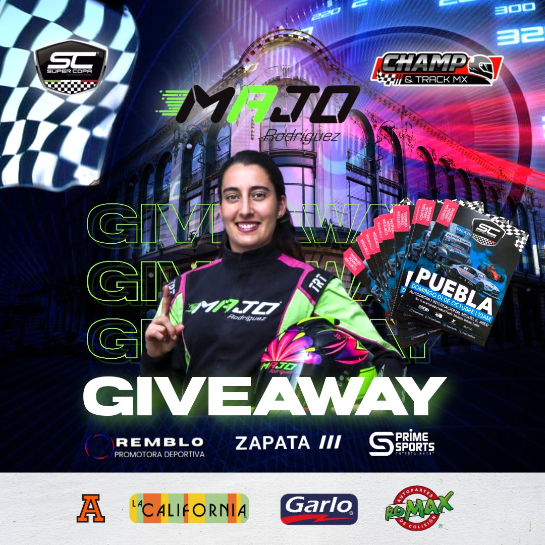 Amigos... Llegó el momento que estaban esperando🤩🏁!!
BOLETOS para la <a href="/SuperCopaMex/">SuperCopaMex</a>!!
Y la primera dinámica es:
1.Dale like a la publicación.
2.Repostea citando #todosconel7 y menciona a quién invitarás a la #SúperCopa en Puebla.
👉Todos los participantes se llevan 2 boletos.