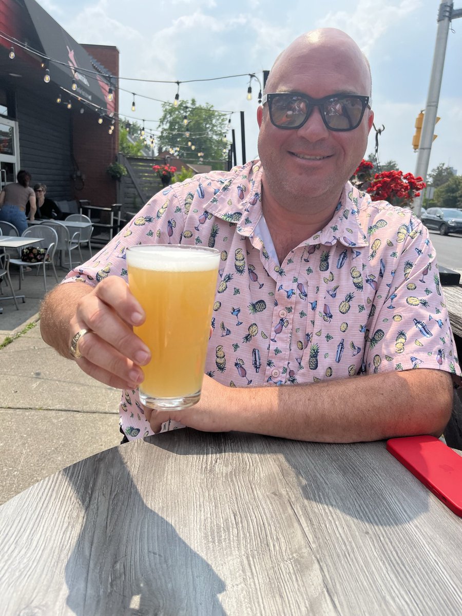 Bad day to be a patio beer. #drinkup