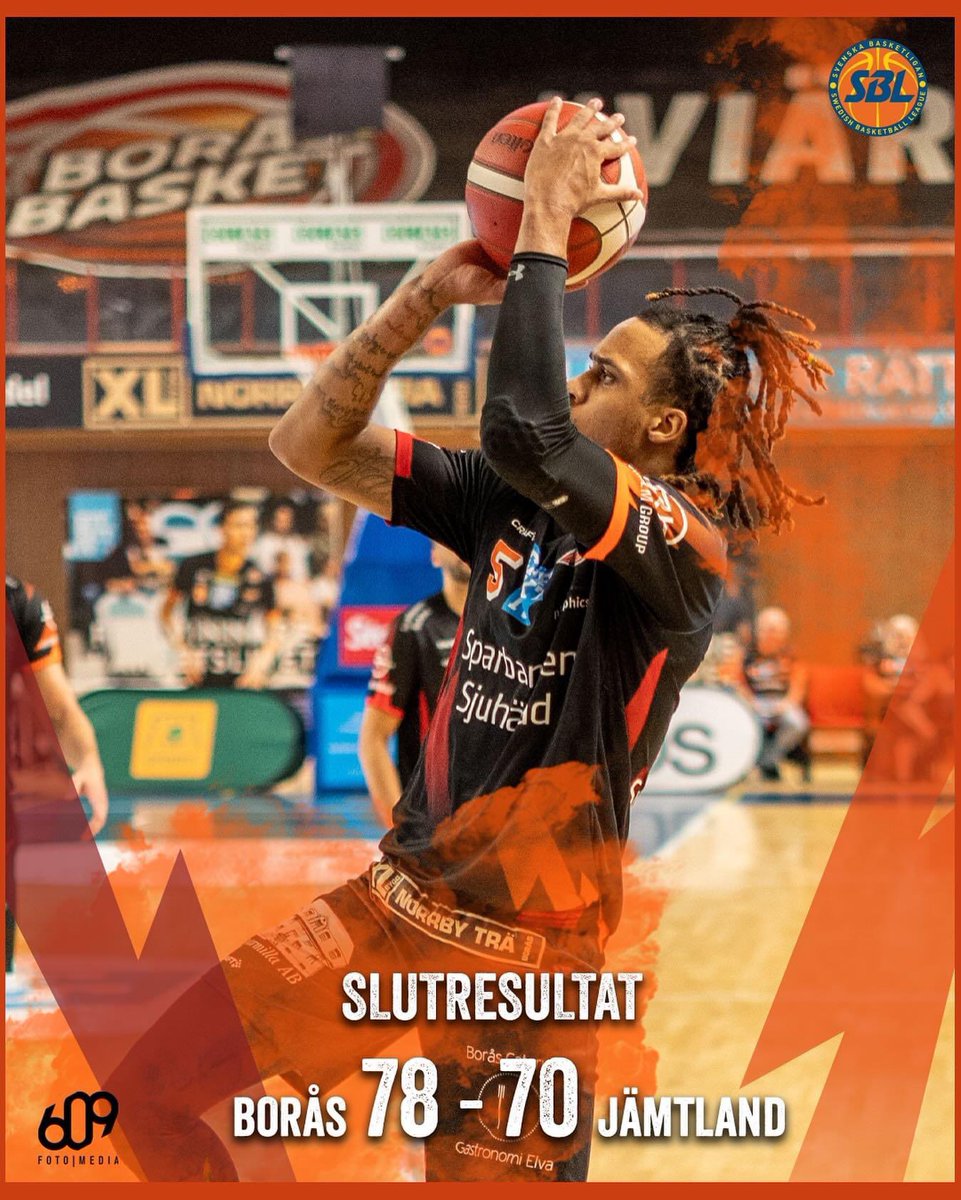 Premiären avklarad och det slutade med en skön vinst mot Jämtland. 🖤🧡

Nästa hemmamatch är på fredag 29 september mot BC Luleå. Köp biljetter på borasbasket.se eller i vår app 📲 #viärborås
