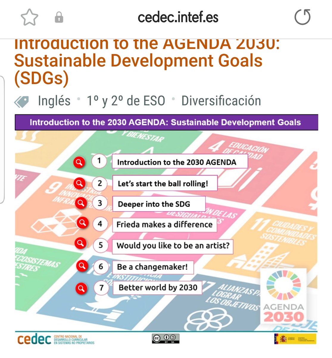 PIEDADISABELgr's tweet photo. Empezamos el curso con una #SdeA del @proyectoEDIA: Introduction to the 2030 Agenda https://t.co/bVQmN9vTKz https://t.co/Y77sXxY9Ln
