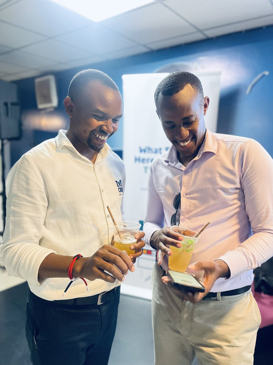YoweriNabimanya's tweet photo. 3 takeaways from my conversation with Michael;
•It takes a community to raise a business. One is too small a number to achieve greatness.
•If you can do away with the monthly dose of opium (salary), you can become an entrepreneur.
•Build towards sustainability, don’t be… https://t.co/IicF77p7ZW
