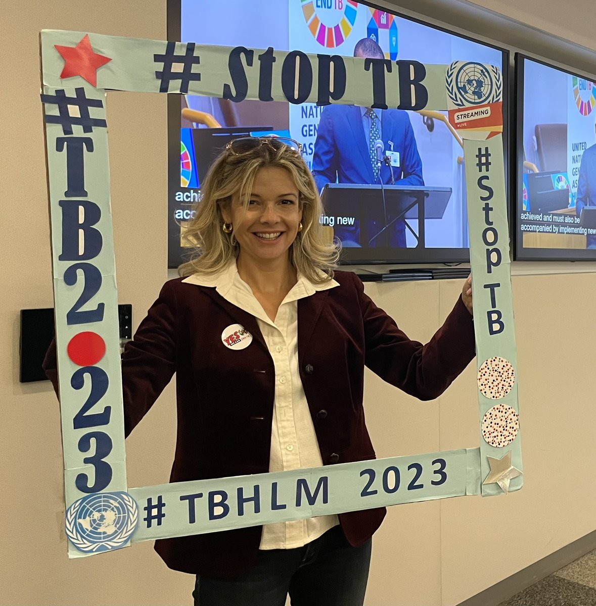 At the #2023TBHLM watch party in Long Island City at the NYC DOH! Going to sneak in the back and try to find my #tuberculosis case file, someone make a distraction for me. #EndTB #STOPTB #TBfreeUSA