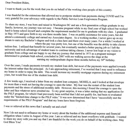 WH Office of Presidential Correspondence Archived tweet media