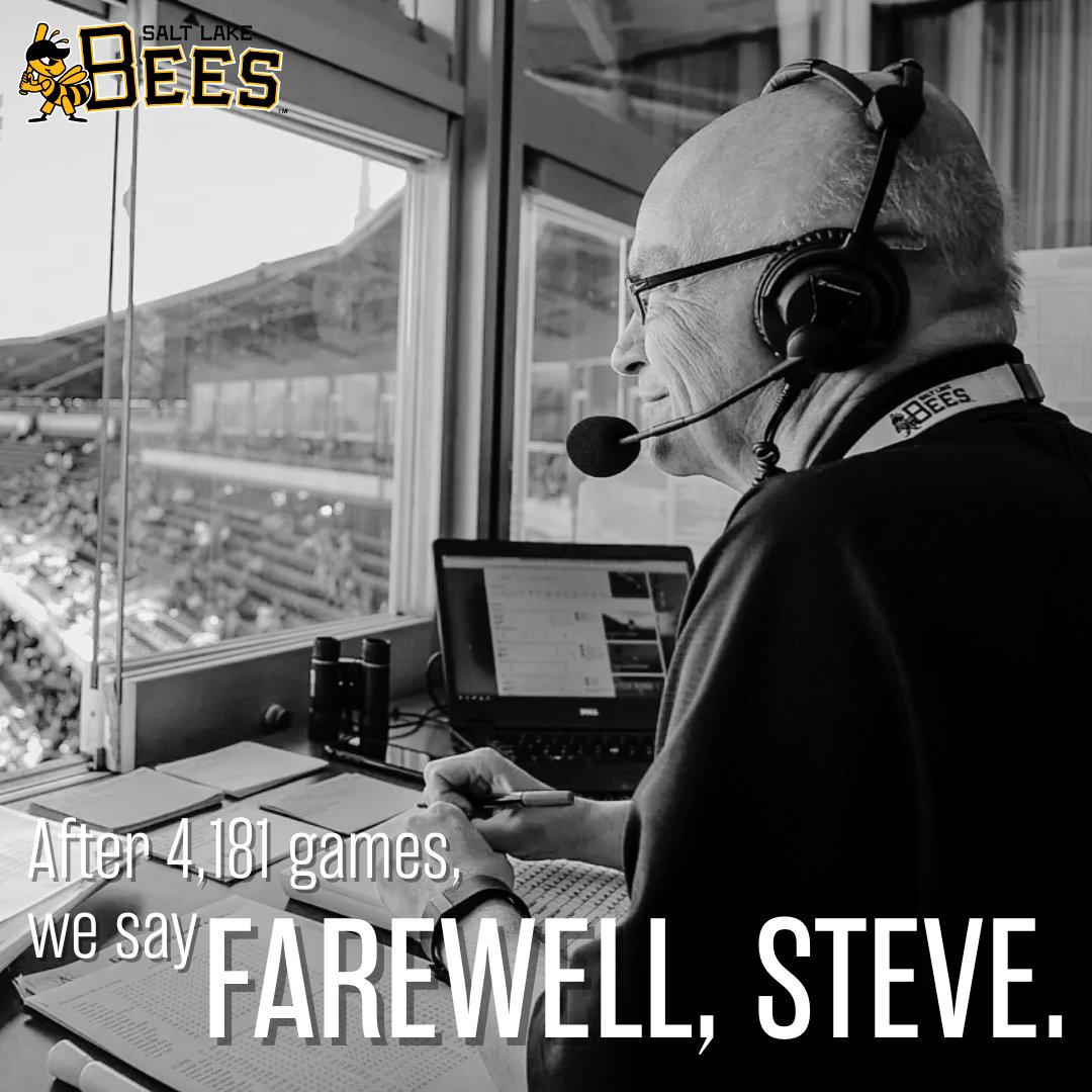 Today is Steve Klauke's
 (@slbeesradio) last call with the <a href="/SaltLakeBees/">Salt Lake Bees</a>. 

Join us in expressing gratitude for his impact on the local baseball community.