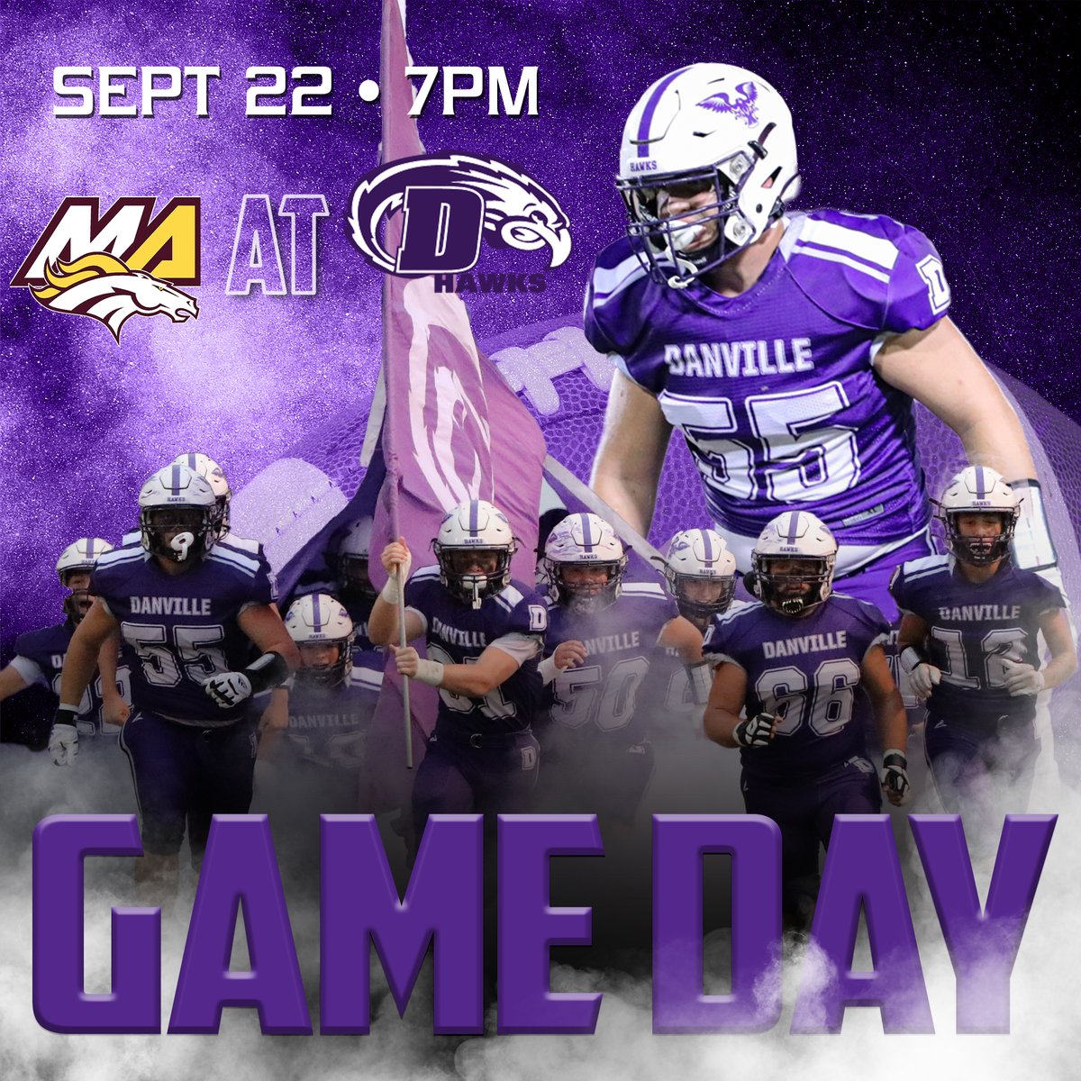 Danville High School Football tweet media