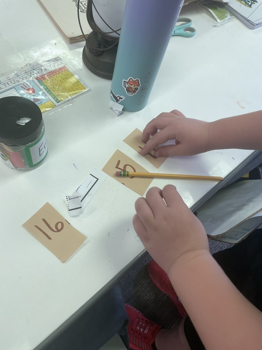 Productive struggle!! Students were given 3 numbers and they were asked to discuss what they notice about the numbers in their groups! So many awesome realizations happened that they then got to share as a class! Awesome! <a href="/HumbleISD_BBE/">Bear Branch Elem</a> <a href="/HumbleElemMath/">Humble ISD Elementary Math</a>