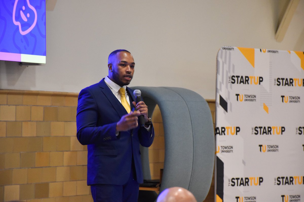 🌟 Grateful for the incredible opportunity to pitch at the <a href="/TowsonStarTUp/">Towson StarTUp</a> Annual Showcase! 🚀 Our team was energized by the live event, where we presented our exciting toothpaste flavors!  Together, we're shaping the future of oral care! 🦷✨ #StarTUpAccelerator