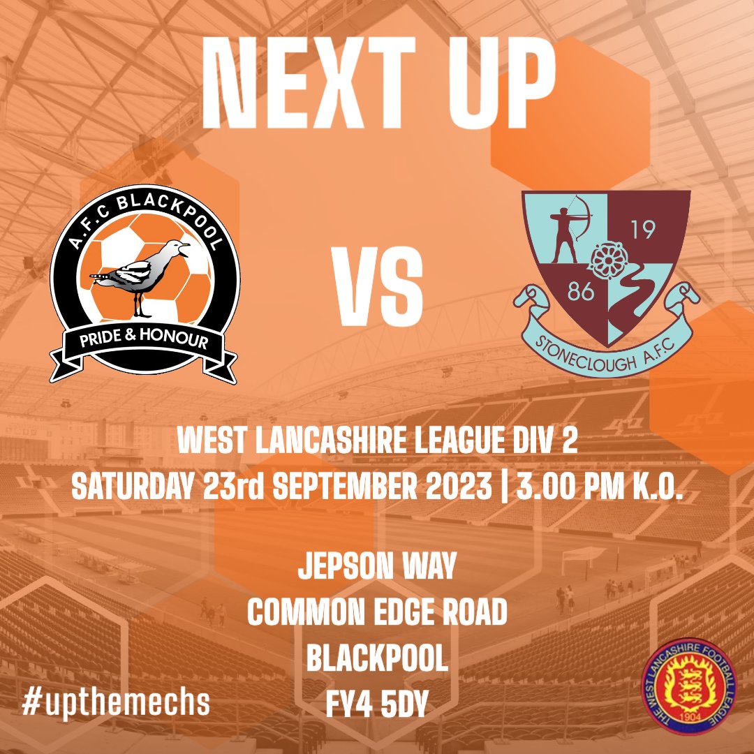 Tomorrow the reserves welcome @stonecloughfc1 to Jepson Way hoping to take an important 3 points.

#upthemechs