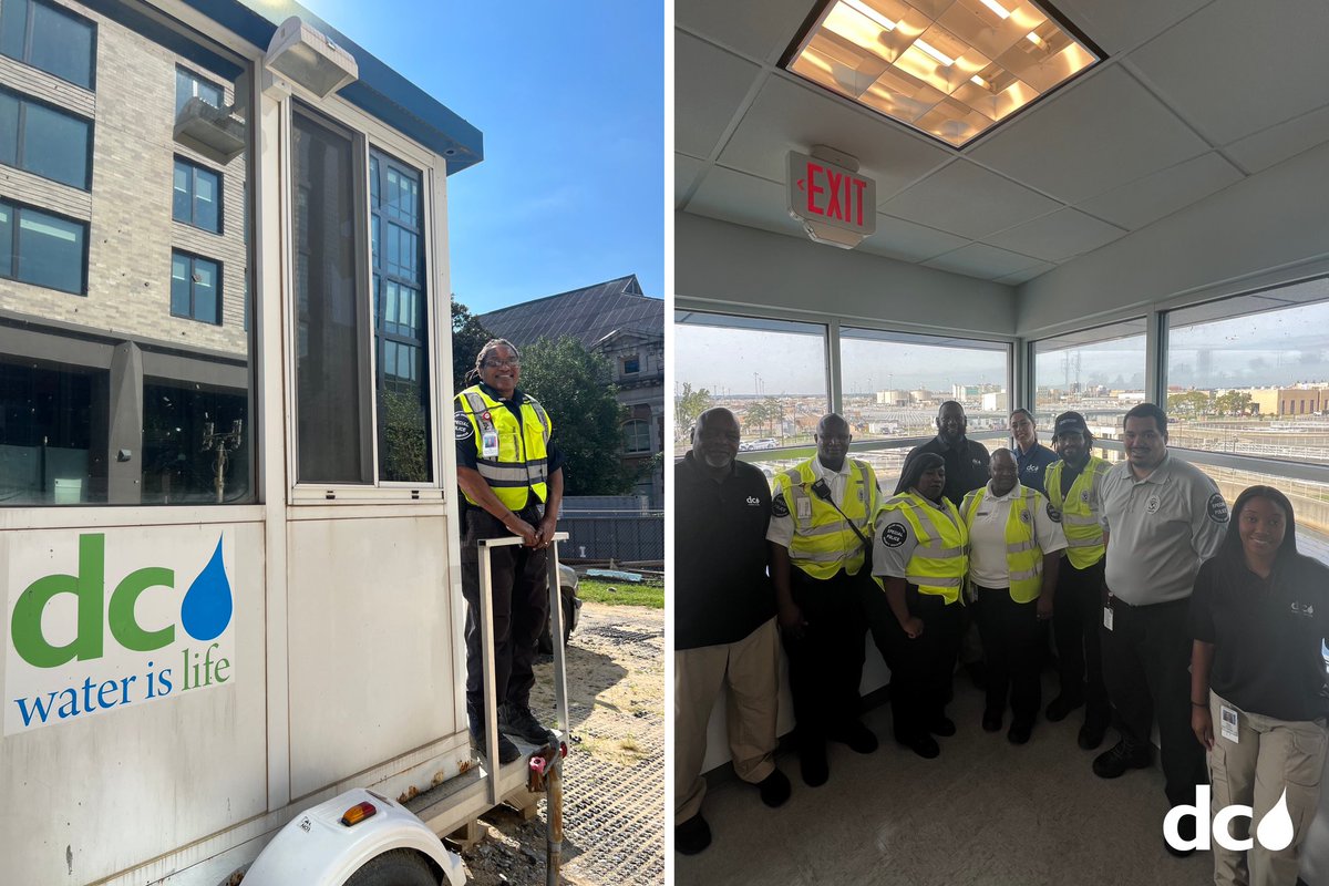 dcwater's tweet photo. To provide you with water and other services, we have to ensure our facilities are safe and secure.
This week we celebrate the 70+ officers who protect both people and property 24/7 365.
Thank you security!
#SecurityAppreciationWeek https://t.co/k6dFPozY3j