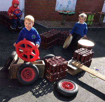 We've seen some great team work in EYFS this week!