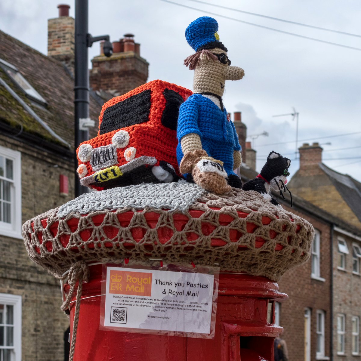 sasastro's tweet photo. Post box Topper spotted in #Ely #ThankYouPosties https://t.co/1tv4p63YIp