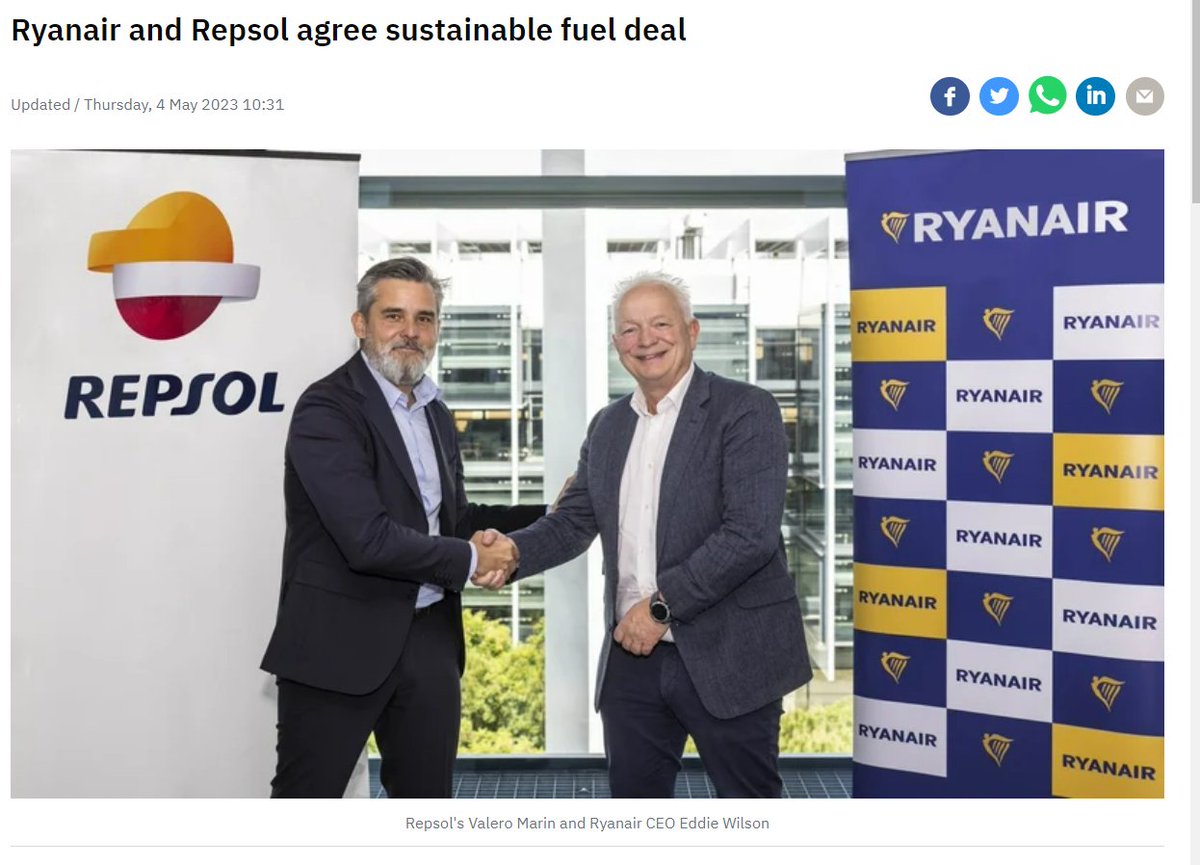 RTE: Climate Crisis has 'opened the gates to hell' (via Reuters press release

Also RTE: Promotes greenwashing bullshit while celebrating vast new aviation and fossil fuel emissions
irishevs.com/rte-climate-co…
#ClimateCrisis #ClimateEmergency