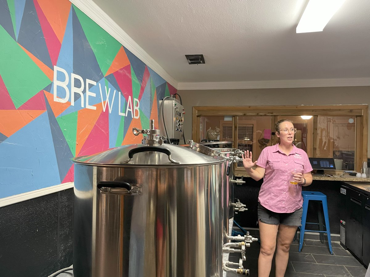wise_tamu's tweet photo. A HUGE thank you to KinderHill Brew Lab and everyone who came out for our Behind the Brew event last night! 🍻

We had so much fun learning about the science behind craft brewing from the wonderful Dr. Laura Hill! https://t.co/aSI1O8mc78