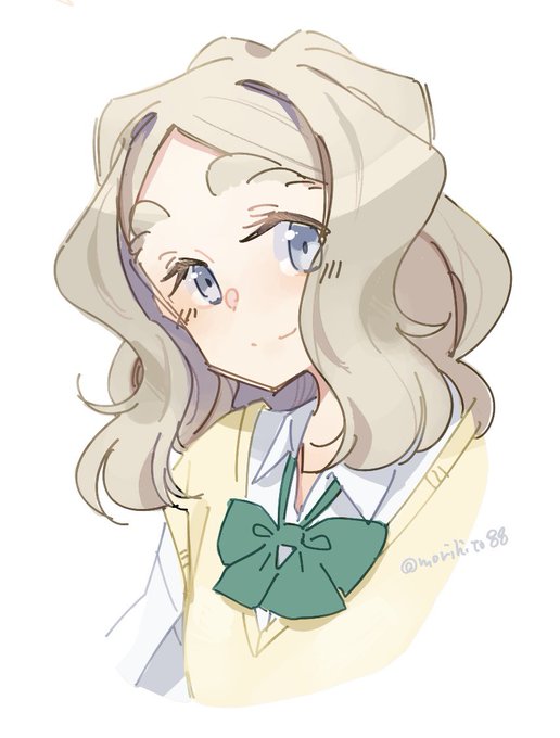 塗り試行錯誤してるけど、そも線を細くして強弱つけるべきだな( ˘ω˘ ) #ちびっこちゃん朝活 