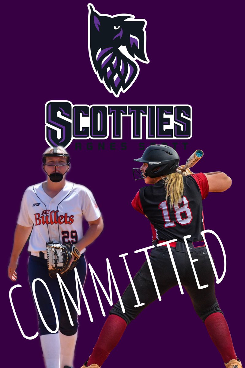 I am so happy to announce that I have verbally committed to play softball at Agnes Scott College. I am so thankful to my family, all my coaches and teammates who helped shape me into the player I am today. Let’s go Scotties! <a href="/AgnesScottSB/">Agnes Scott Softball</a> <a href="/CoachMorrisR/">EC Bullets Morris</a> <a href="/SPHS_Softball/">South Softball</a>
