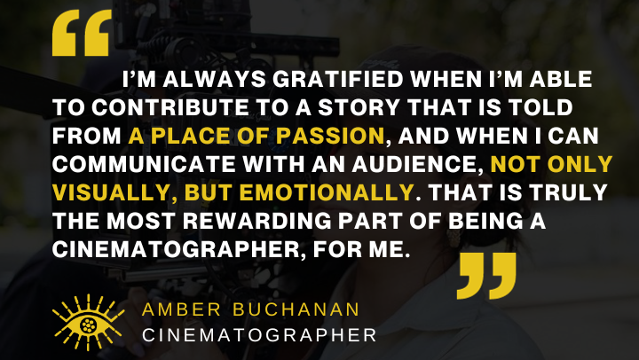 Shining a #filmmakerspotlight on Amber Buchanan, a talented Latina cinematographer who brings stories to life through her lens. Check out Amber's work at amberbuchanan.com and follow her remarkable journey. 📷

#YouDeserveTheWorld #ChangeMakersUnite