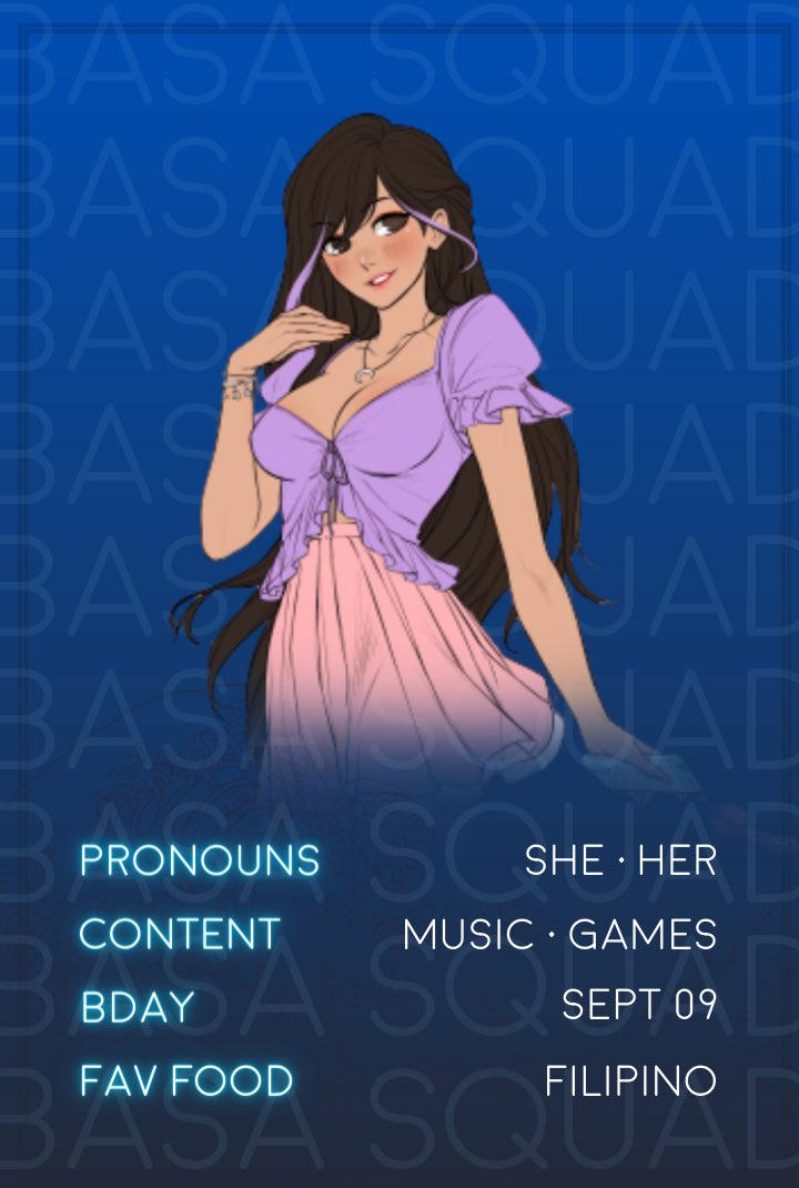 BASAsquad's tweet image. 💦 Lets introduce you to Caroline 💦

She’s one of the creative directors, social media manager, and content creators in BASA!

❓FUN FACT: In high school, Caroline did basketball, dance, and skating 🏀💃🛼