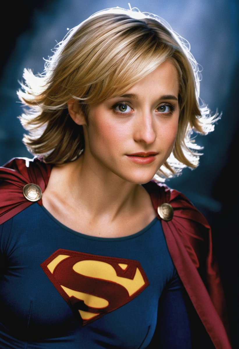 ParanoidAmerica's tweet image. This has been the most requested character lately, and I suppose cult leader is on brand. I present the world&apos;s first Allison Mack XL LoRA. Works well with various SDXL models with Superman, Rainbow Brite &amp;amp; Jareth as proof.

#aiart #stablediffusion #mlart

civitai.com/models/150022/…