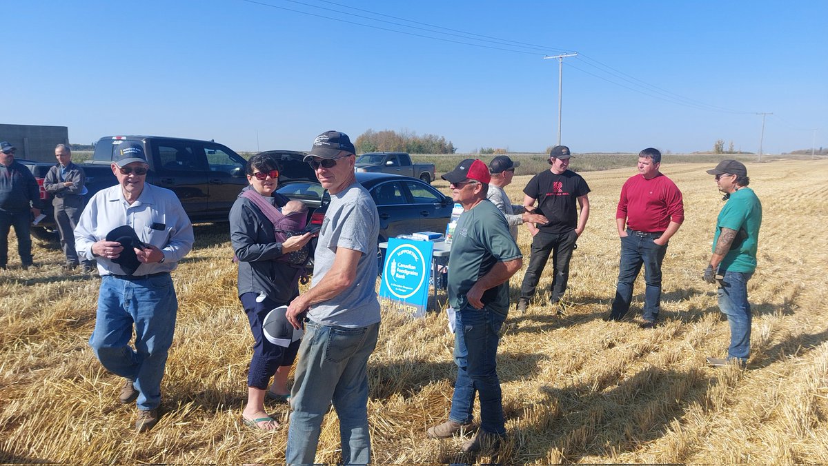 randjblock's tweet photo. Naicam-Spalding Growers Project gathers for wheat #harvest23 and a great community effort that helps provide food relief in areas of severe food insecurity through @Foodgrains 
#SaskAg
@saskfarmguy @HetSeeds @BourgaultAg @rjcropper @CropProCory 
@CanadaDev @GAC_Corporate https://t.co/zFICwqs8GF