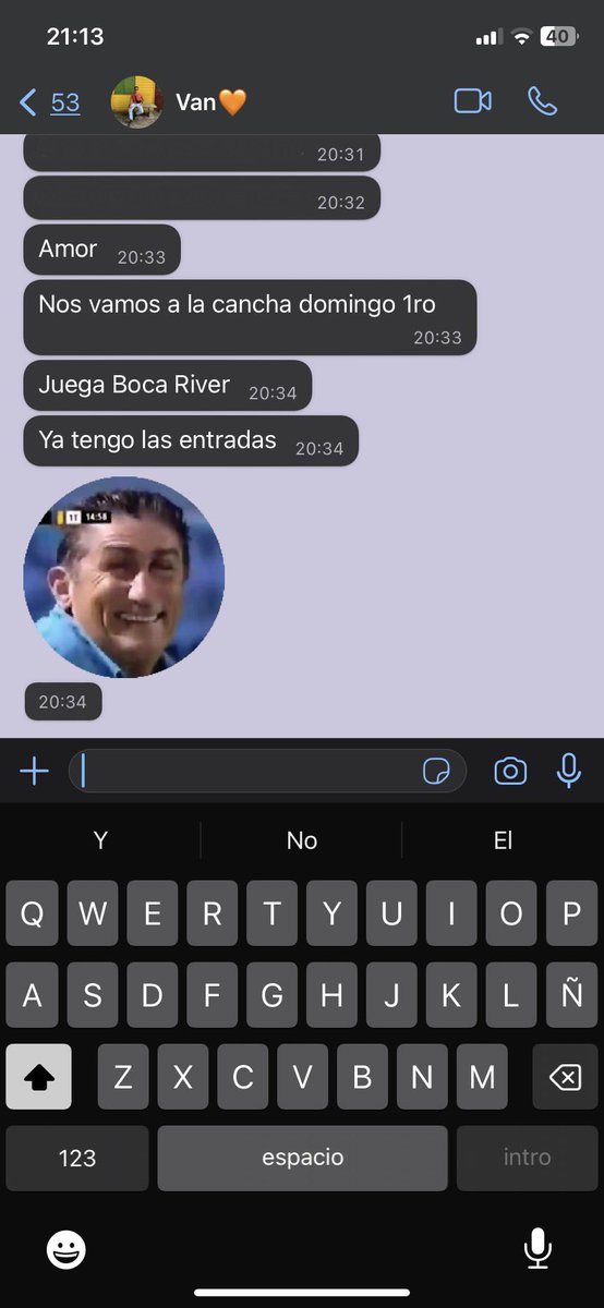 El van 3 días después…