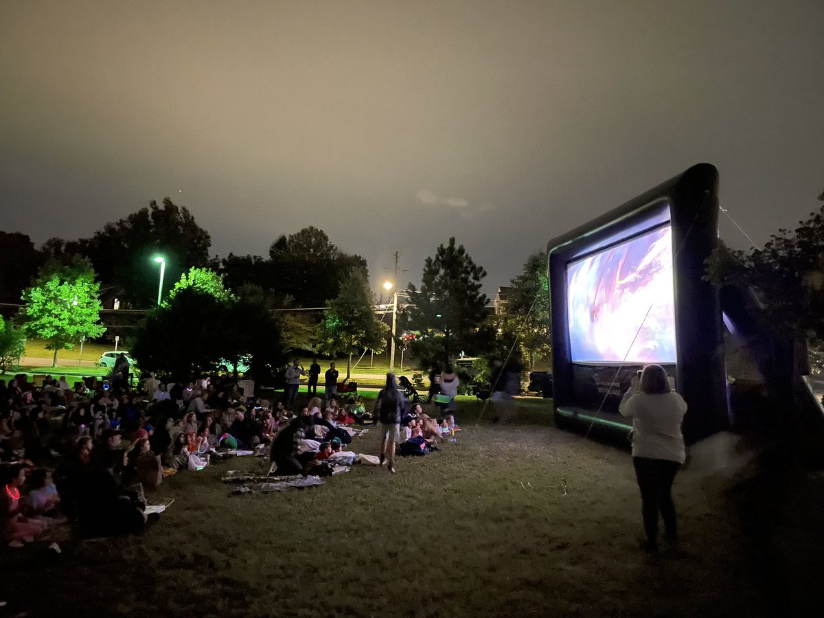 Better late than never!  Parents, thank you for your patience!  #OESmovienight