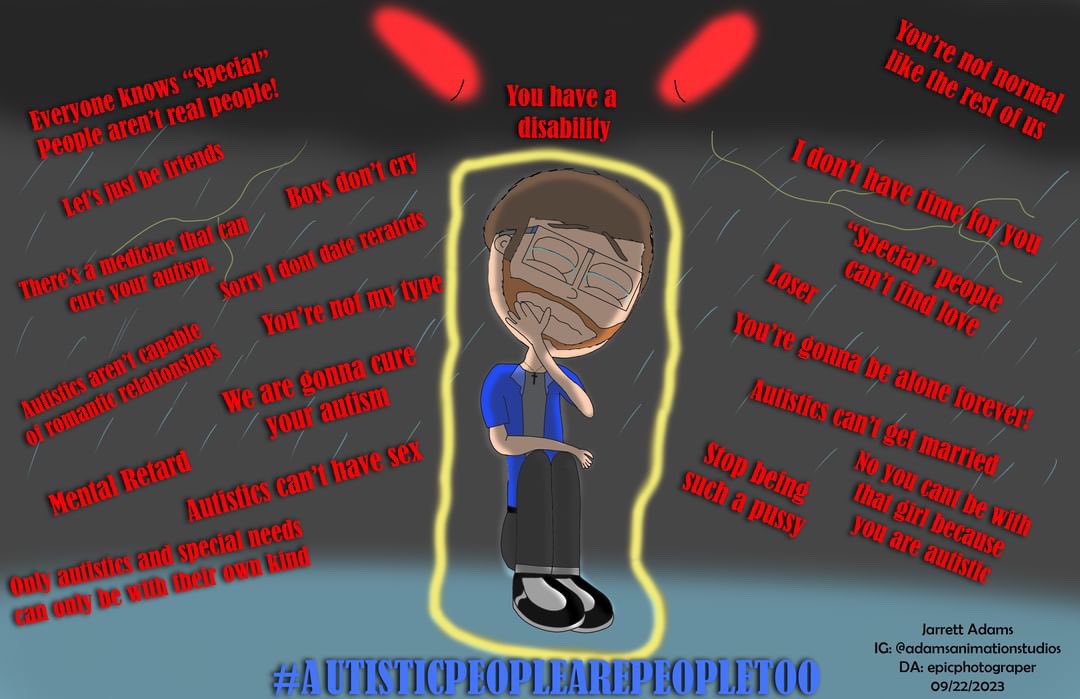 #autisticpeoplearepeopletoo #illustration #digitalart #artistsoninstagram #socialjustice #autismeducation #autismawareness #mentalhealthawareness #nuerodiversity #autism #socialcause #justice 

Spread the word, I’m in a fight with the world right now