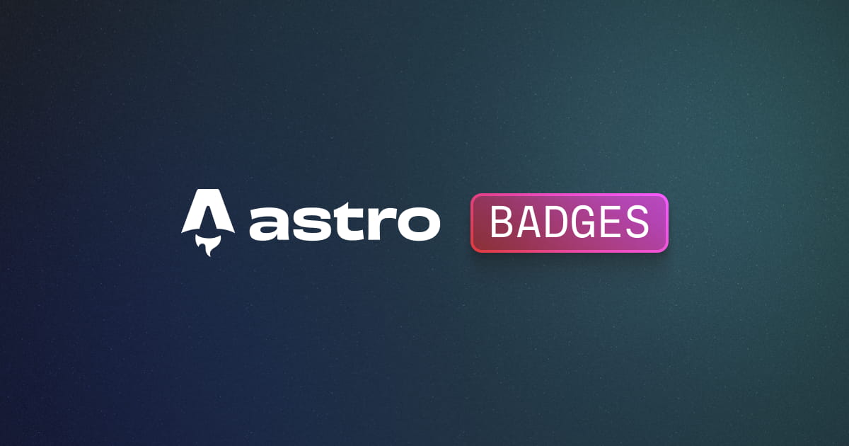 astrodotbuild's tweet photo. Are you one of Astro's 3,123 GitHub contributors? 🧑‍🚀

Visit your profile on the brand new https://t.co/Tu4UmI2y3G to see all the achievements you've collected, download a personalized achievement card, let everyone know your projects are #BuiltWithAstro! https://t.co/M8GPQz2IfO