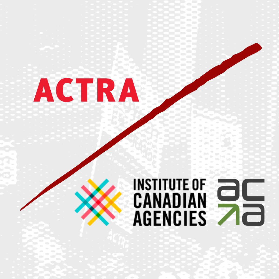 🔍Check out the facts and see why ACTRA members are so disappointed with proposed concessions and rate cuts of up to 59% from the <a href="/ICACanada/">ICA - Institute of Canadian Agencies</a>. 

Their proposed loopholes and discounts undermine unionized performers and gut the National Commercial Agreement.