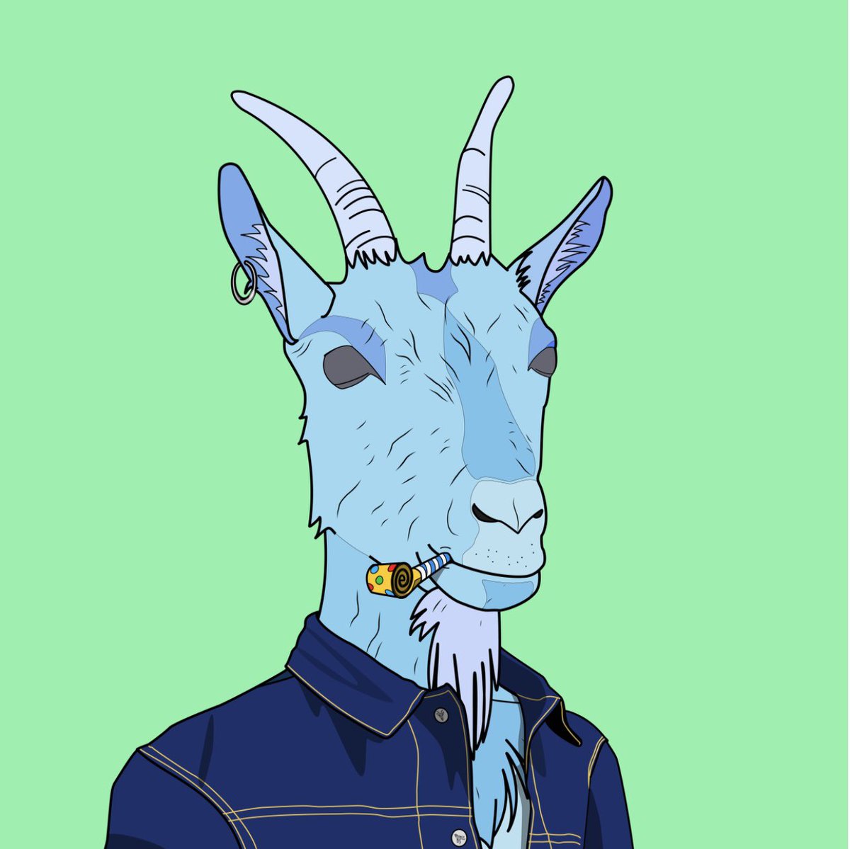 What you know about being a GOAT? 

Picked this fella up a day or two ago. Looking forward to hanging with my fellow <a href="/adaGOATS/">GOAT Tribe 🐐</a> in Vegas 🤘🏽

#LFGoat #Bleeet