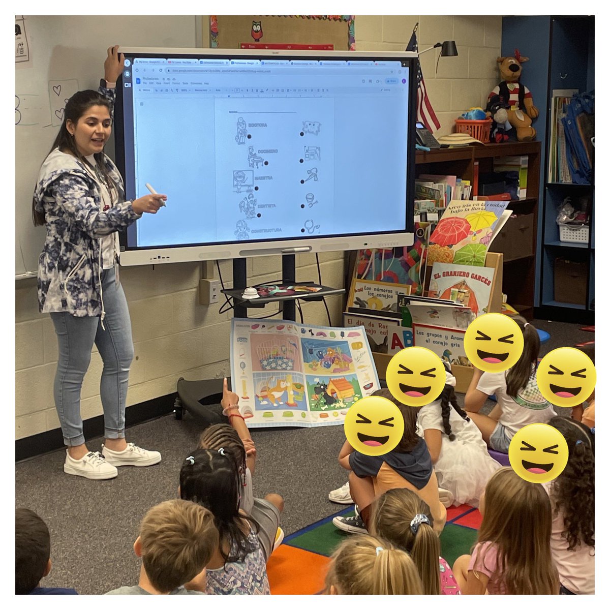 Irene Zamora Soto (@irenezamorasoto) on Twitter photo The energy that <a href="/Teacherfabi4/">Teacherfabi_4u</a> transmits to her #DualLanguage kindergarteners <a href="/PorterRidgeESNC/">Porter Ridge ES</a> is gold! 🌟🌟🌟 #UCPSDLI #UnitingOurWorld <a href="/ParticipateLrng/">Participate Learning</a> The energy that <a href="/Teacherfabi4/">Teacherfabi_4u</a> transmits to her #DualLanguage kindergarteners <a href="/PorterRidgeESNC/">Porter Ridge ES</a> is gold! 🌟🌟🌟 #UCPSDLI #UnitingOurWorld <a href="/ParticipateLrng/">Participate Learning</a>