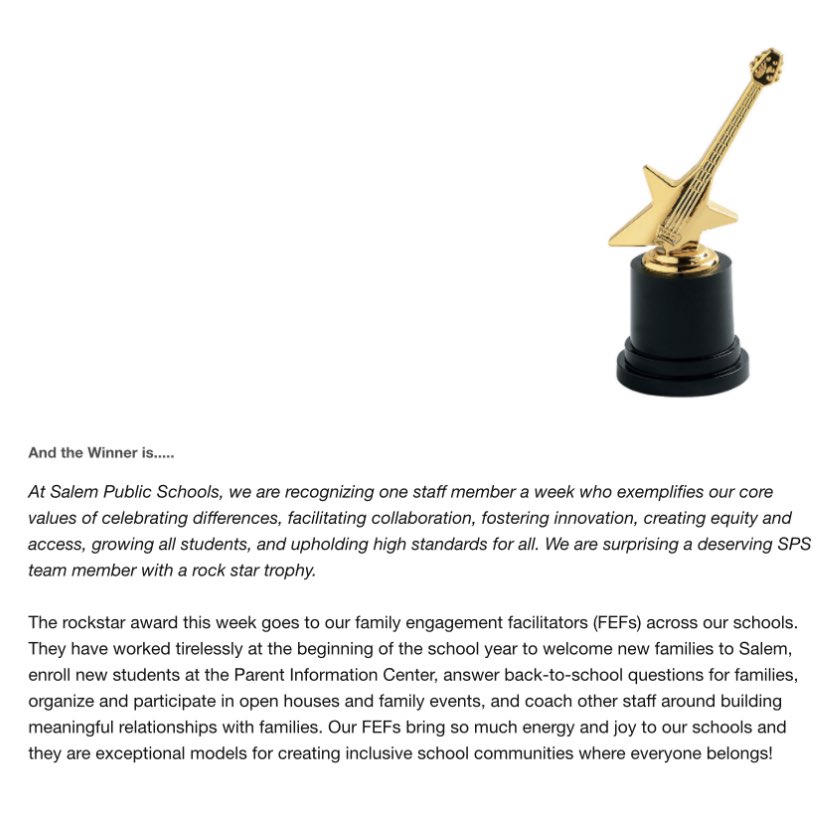 Very proud of our team!!! 
#SPS #familyengagement #buildingschoolcommunities