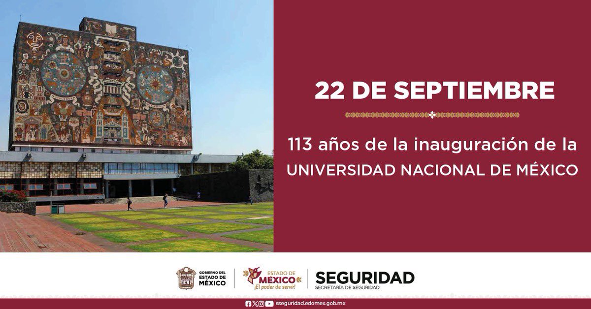 En 1910 el Expresidente Porfirio Díaz inauguró la Universidad Nacional de México; durante 113 años ha formado grandes profesionistas mexicanos y extranjeros.
#ElPoderDeServir #UnGOYApara