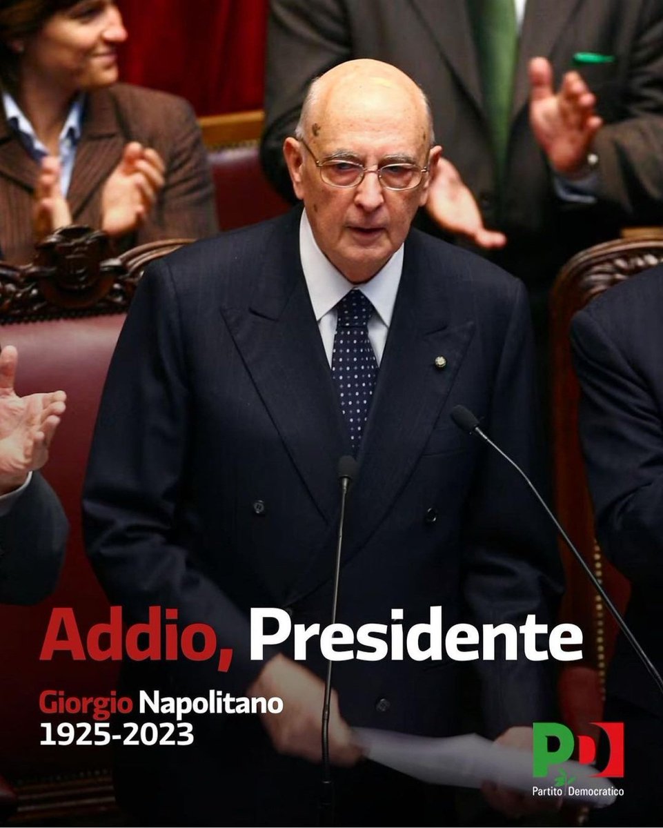 Ci lascia un pezzo importante della vita pubblica del nostro Paese.
La nostra comunità è vicina alla famiglia con commozione e affetto.

Ciao Presidente.