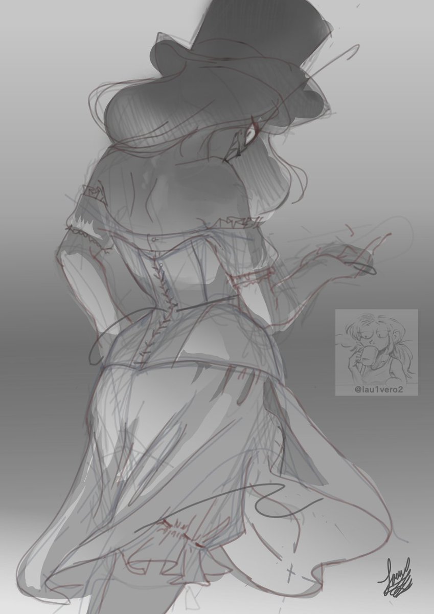 lau1vero2's tweet photo. Creo que la principal razón por la que dibujo primero a lápiz y extraigo línea, es porque si hago un boceto digital posiblemente no lo termine y sí limpio con lineart pierde carácter
Tal vez algún día termine a esta #LadyHat
#BlackHat #Villanos #Dem #flug #fanart https://t.co/t455IAHHoM