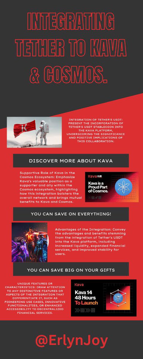 "Unlocking Possibilities: Tether Integration Empowers Kava Cosmos with Enhanced Stability and Expanded Financial Services"

#SocialMIning
<a href="/KAVA_CHAIN/">Kava</a>
$KAVA 
#KavaHub:
community.kava.io
