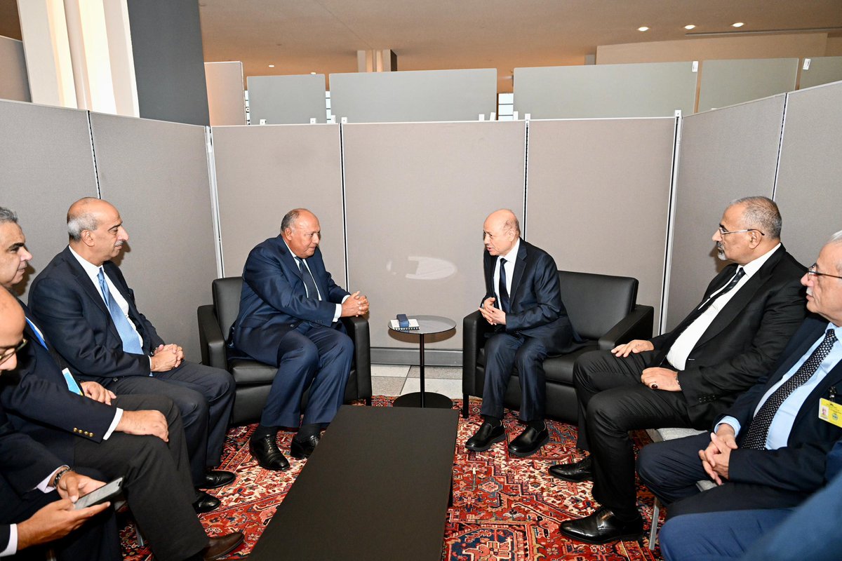 This evening, I had the pleasure to meet with Mr. Sameh Shoukry, the Minister of Foreign Affairs of the Arab Republic of Egypt, to discuss the strong historical relations between the two brotherly countries and peoples.