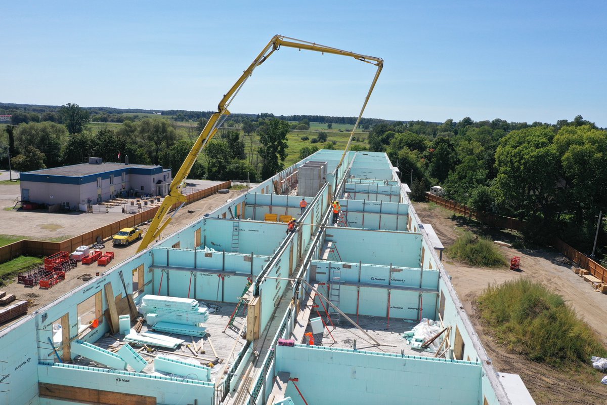 mccannredimix's tweet image. Wrapping up a large ICF project and now onto the next! #buildwithICF #insulatedconcreteforms #teamyellow #mccannredimix