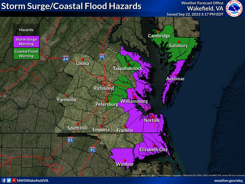 NWSWakefieldVA tweet picture