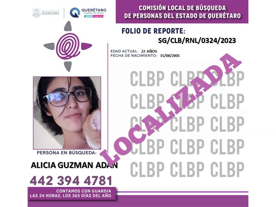 Comisión Local de Búsqueda de Personas Querétaro tweet media
