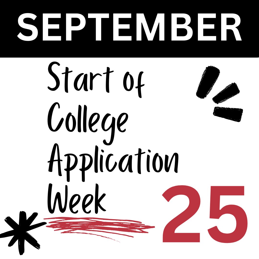 learnmorein's tweet photo. ✨🎓Seniors! Now that you know why to apply to college, don’t forget next week is College Application Week! Schools all around the state are waiving application fees! Check in all next week for tips, tricks and resources for applying to college! #CollegeGO ✨🎓 https://t.co/vmCaG7YKVX