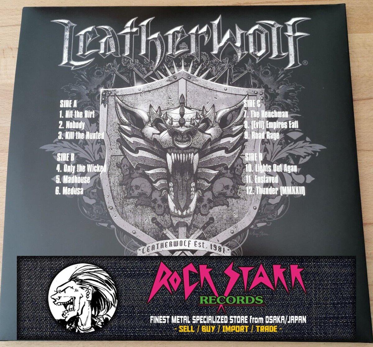 TripleAxeAttack's tweet photo. Heads up to our ๐ฏ๐ต Japanese fans: @Rock_Stakk Records in Osaka now have limited copies of the 'Kill The Hunted' vinyl in stock https://t.co/9E9zQhCcU1. Get yours before they sell out! ๐ธ๐ธ๐ธ
#leatherwolf #killthehunted #doublevinyl #gatefoldvinyl #coloredvinyl #heavymetal https://t.co/U38hqedKFG