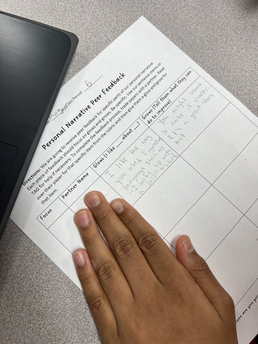 Today I got to visit <a href="/FortBendISD/">Fort Bend ISD</a> Instructional Apprentice classrooms <a href="/FSMSFalcons/">Fort Settlement Middle School</a>. I loved seeing strong routines and procedures in place with Ms. Kuykendall and student ownership of learning being cultivated through peer feedback with Ms. Morgan. #fbisdlearns <a href="/FBISDLeaderExp/">FBISD Organizational Development</a>