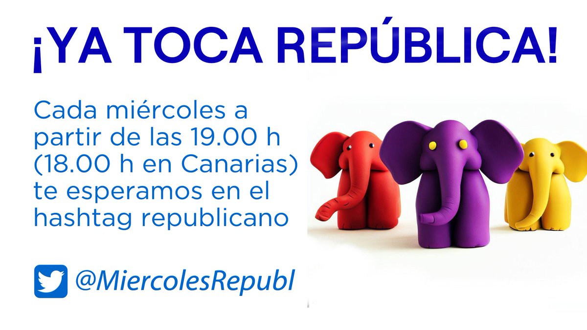 Famelica_legion's tweet photo. Todos los miércoles a partir de las 19.00 h (18.00 h en Canarias), tuiteamos por la III República con el hashtag de @MiercolesRepubl, ¡suma tu voz! ❤️💛💜 #SeAcabó https://t.co/P8CRyqrPsK