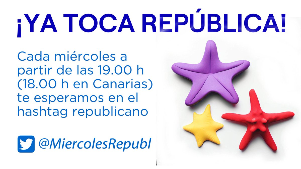 Famelica_legion's tweet photo. Todos los miércoles a partir de las 19.00 h (18.00 h en Canarias), tuiteamos por la III República con el hashtag de @MiercolesRepubl, ¡suma tu voz! ❤️💛💜 #SeAcabó https://t.co/P8CRyqrPsK