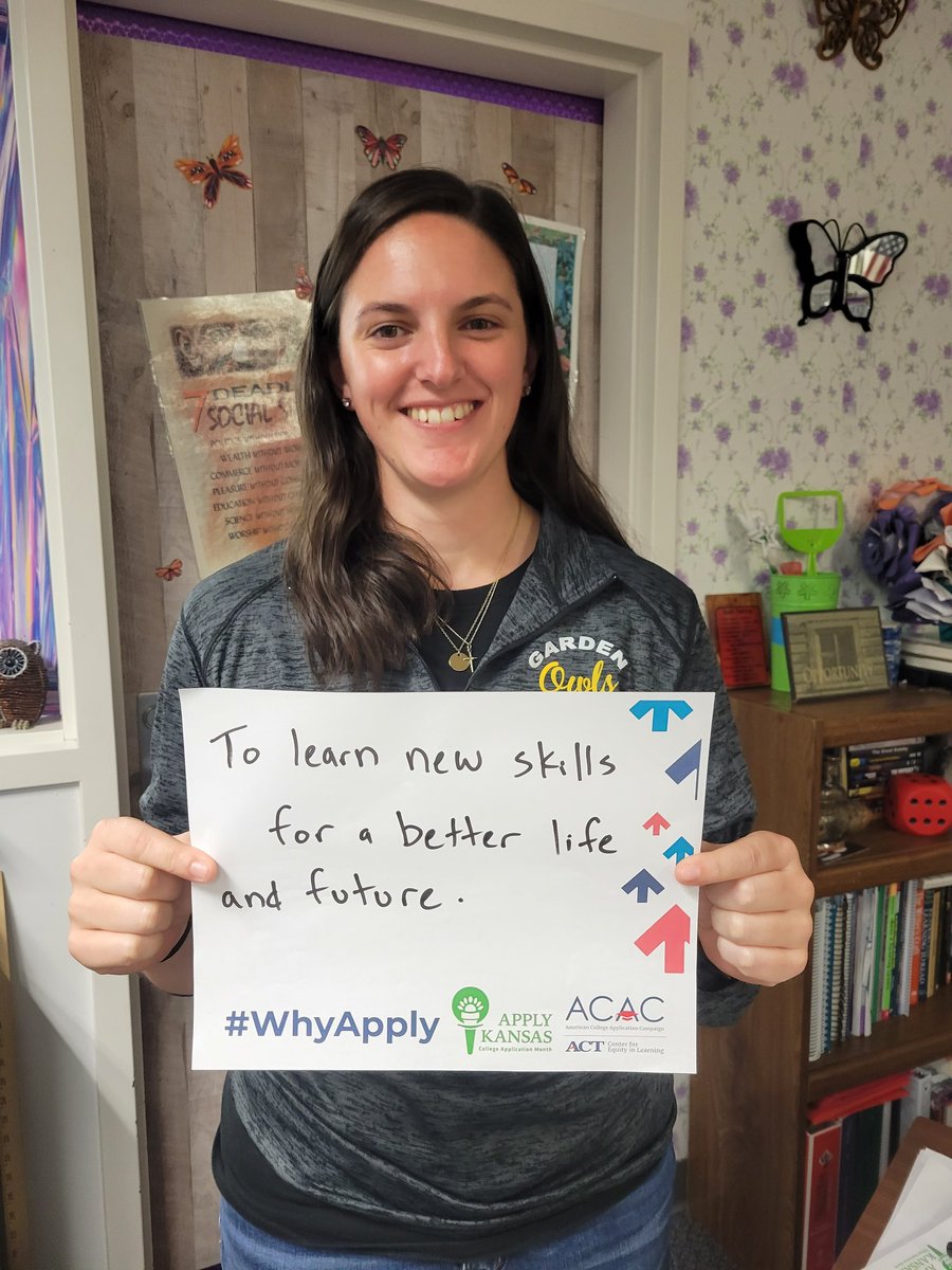 GPHS_Counselor's tweet photo. #WhyApply @ApplyKS https://t.co/6CWQ9MFD3S