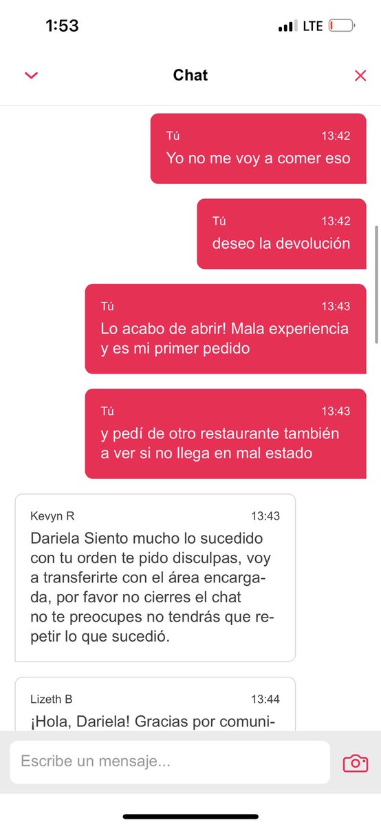 DarielaBonilla's tweet photo. Hice una orden por “pedidos ya” y que pésimo servicio, la comida me llegó en mal estado!!! Y no me quieren resolver @pedidosya EXIJO REEMBOLSO DE MI DINERO!!!!! Eso nadie se lo comerá https://t.co/rUvb7XHc0k