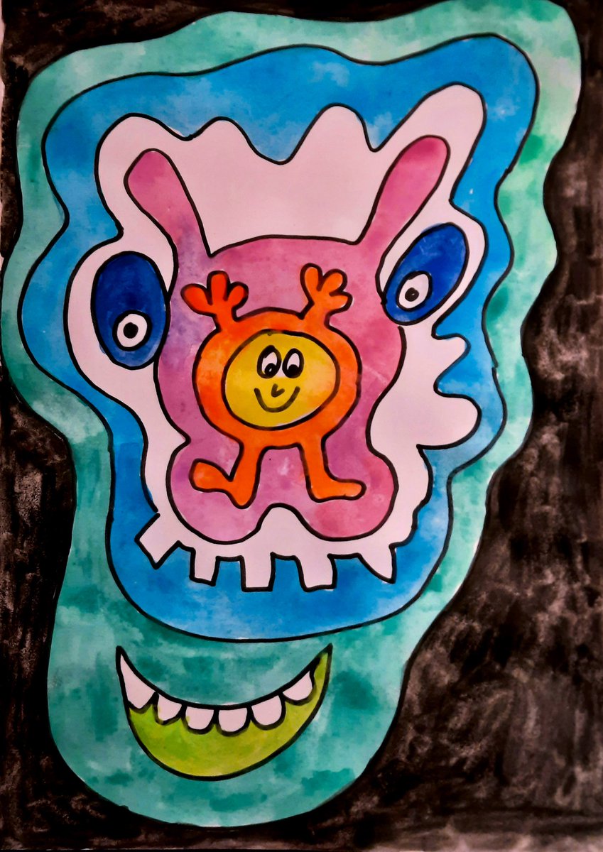 LLettink's tweet photo. Inkarnation. Gerade hatte ich meditiert, da wurde die Idee für dieses Bild geboren. Liebe Grüße, 💘 #Inkarnation #Meditation #Art #Artbrut #loyslettink https://t.co/gsKd58HdZn https://t.co/D2znEqmVpD