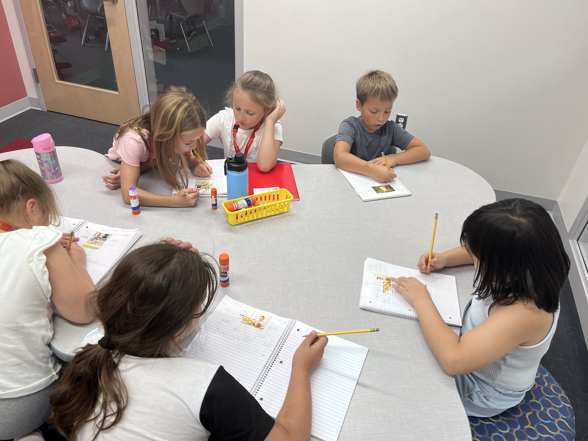 My multilingual scholars had a blast today coming up with ideas that can describe a picture and writing a “good sentence” about it! I loved observing the support our #wildcats provided for our newcomers! This group of kiddos made my Friday! #empower95 #MultilingualLearners